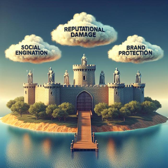 reputational damage prevention, social engineering risks, brand protection security