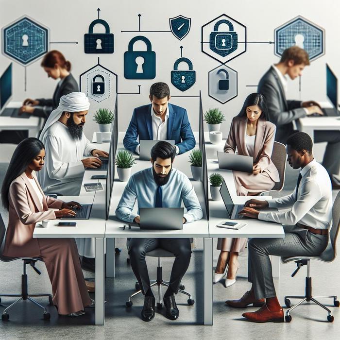 secure internal messaging, business chat security, internal communication security